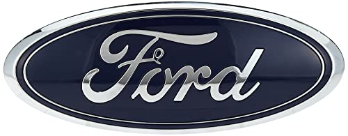 Genuine Ford AA8Z-9942528-A Nameplate DARK BLUE, 9 x 3.5 INCHES