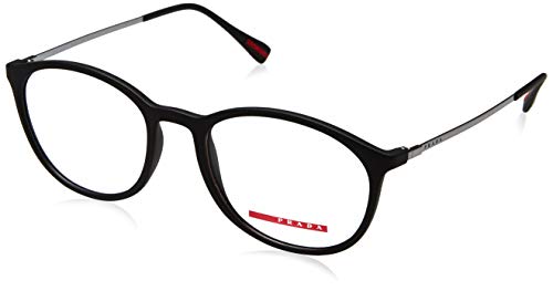 Prada Linea Rossa PS 04HV Men's Eyeglasses Black Rubber 53