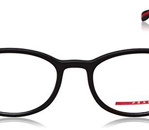 Prada Linea Rossa PS 04HV Men's Eyeglasses Black Rubber 53