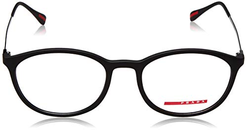 Prada Linea Rossa PS 04HV Men's Eyeglasses Black Rubber 53