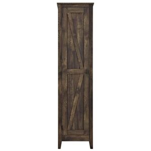 Ameriwood Home Farmington Wide Storage Cabinet, 18", Rustic