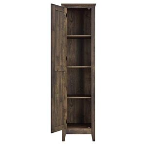 Ameriwood Home Farmington Wide Storage Cabinet, 18", Rustic