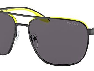 Prada Linea Rossa LINEA ROSSA SPS 50YS Matte Black/Dark Grey Tuning 62/16/145 men Sunglasses