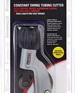 RIDGID 31622 Model 150 Constant Swing Tubing Cutter, 1/8-inch to 1-1/8-inch Tube Cutter & 32985 Model 104 Close Quarters Tubing Cutter, 3/16-inch to 15/16-inch Tube Cutter