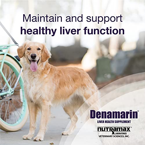 Nutramax Denamarin Liver Health Supplement for Large Dogs - With S-Adenosylmethionine (SAMe) and Silybin, 30 Tablets