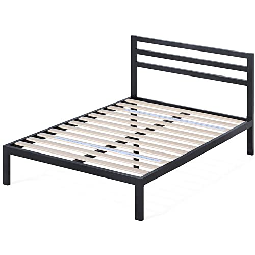 ZINUS Arnav Metal Platform Bed Frame with Headboard / Wood Slat Support / No Box Spring Needed / Easy Assembly, Full