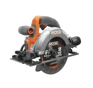 ridgid 18v subcompact brushless cordless 6 1/2 in. circular saw (tool only) r8656b (renewed)