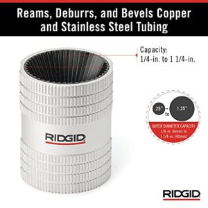 RIDGID 29983 Model 223S 1/4" to 1-1/4" Inner/Outer Copper and Stainless Steel Tubing and Pipe Reamer