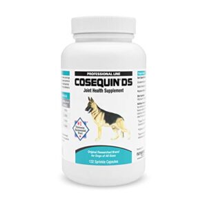 nutramax cosequin ds joint health supplement for dogs – with glucosamine and chondroitin, 132 capsules