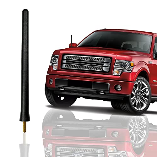 Antenna Mast for Ford F150 (2009-2023) | Highly Durable Premium Truck Antenna 6 3/4 Inch | Car Wash-Proof Radio Antenna for FM AM | Black, Automotive Antenna Replacement for Cars | F-150 Accessories