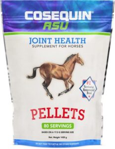 nutramax cosequin asu pellets joint health supplement for horses – pellets with glucosamine and chondroitin, 1420 grams