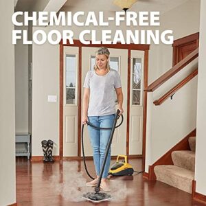 Wagner Spraytech C900134 925e Elite Steamer Multi-Purpose Mop with 20 Accessories for Chemical-Free Steam Cleaning, Hardwood Floors, Tile, and More