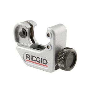 RIDGID 31632 Model 151 Quick-Acting Tubing Cutter with 1/4"-1-5/8" Cutting Capacity, Silver Black & 32985 Model 104 Close Quarters Tubing Cutter, 3/16-inch to 15/16-inch Tube Cutter