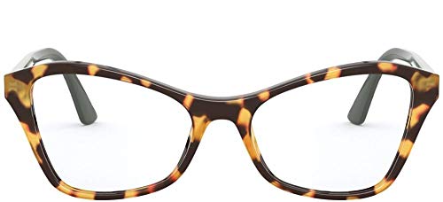 Prada PR 11XV - 7S01O1 Eyeglass Frame MEDIUM HAVANA w/DEMO LENS 53mm