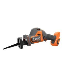 ridgid 18v subcompact brushless cordless one-handed reciprocating saw (tool only)