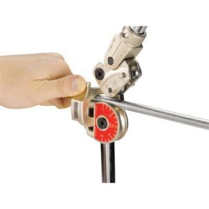 RIDGID 38048 Model 608 Heavy-Duty Pipe Bender, 1/2-inch Tubing Bender & 604 38033 Heavy-Duty Instrument Bender, 1/4-inch Tubing Bender for Bends Up to 180 Degrees, Pipe Bender