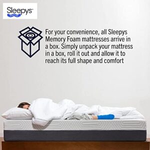 Sleepy's by Mattress Firm | Memory Foam Snug Mattress | Full Size | 8" Medium Comfort | Pressure Relief | Moisture Wicking Breathable | Adjustable Base Friendly