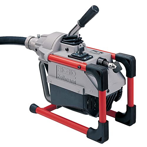 RIDGID 66492 Model K-60SP Compact 120-Volt Sectional Drain Cleaning Machine Kit & 61630 A62 7/8' K60 Cable Kit