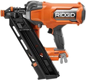 ridgid 18v brushless cordless 30-degree 3-1/2 in. framing nailer (tool only) r09895b (renewed)