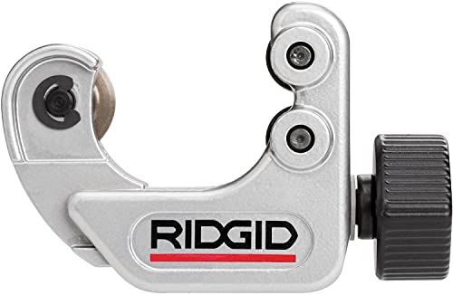 RIDGID RC-2375 Ratchet Action 2" Pipe and Tubing Cutter, Chrome, Small - 30088 & 40617 Model 101 Close Quarters Tubing Cutter with 1/4"-1-1/8" Cutting Capacity, Silver