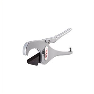 RIDGID RC-2375 Ratchet Action 2" Pipe and Tubing Cutter, Chrome, Small - 30088 & 40617 Model 101 Close Quarters Tubing Cutter with 1/4"-1-1/8" Cutting Capacity, Silver