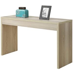 Convenience Concepts Northfield Hall Console Desk Table, Weathered White
