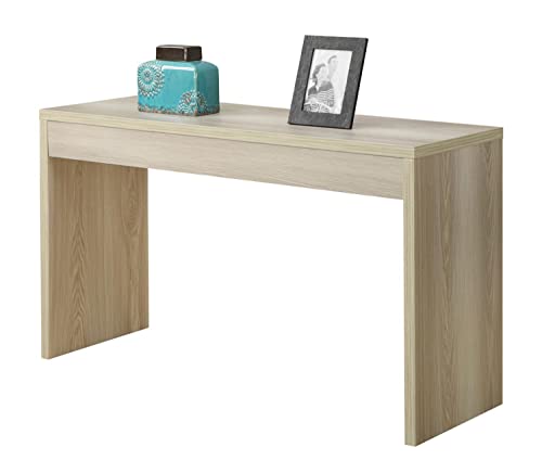Convenience Concepts Northfield Hall Console Desk Table, Weathered White
