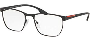 eyeglasses prada linea rossa ps 50 lv 4891o1 black rubber