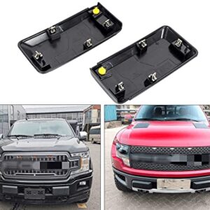 POETRYXIAO Front Bumper Guards Pads Inserts End Caps Cover Compatible with Ford F150 2018 2019 2020 ,1 Pair,Bumper Traverse Accessories