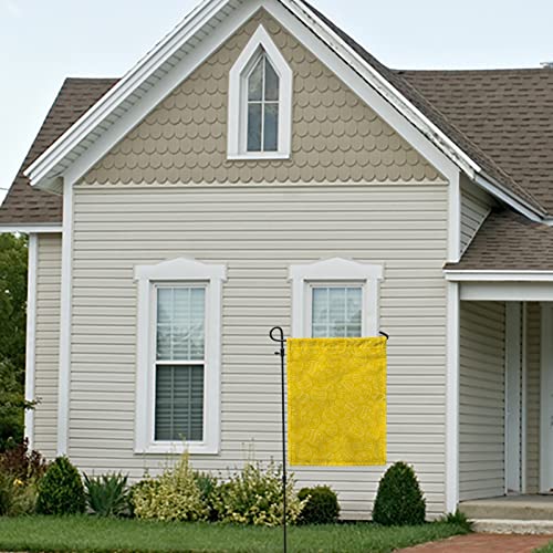 My Little Nest Seasonal Garden Flag Easter Yellow Cute Eggs Vertical Garden Flags Double Sided for Home Farmhouse Yard Holiday Flag Outdoor Decoration Banner 12"x18"