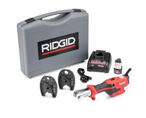 ridgid 72543 model rp 115 mini press tool kit with 1/2″ – 3/4″ pureflow jaws and carrying case