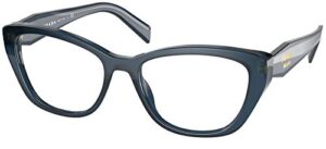 prada prada pr 19wv blue 53/17/140 women eyewear frame