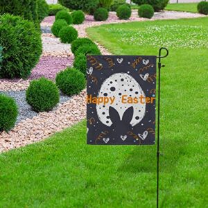 My Little Nest Seasonal Garden Flag Happy Easter Egg Double Sided Vertical Garden Flags for Home Yard Holiday Flag Outdoor Decoration Farmhouse Banner 12"x18"