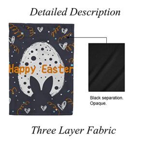 My Little Nest Seasonal Garden Flag Happy Easter Egg Double Sided Vertical Garden Flags for Home Yard Holiday Flag Outdoor Decoration Farmhouse Banner 12"x18"