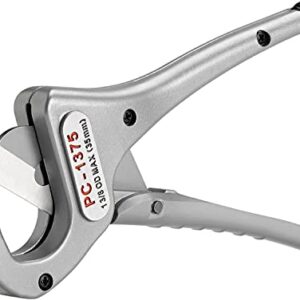 RIDGID RC-2375 Ratchet Action 2" Pipe and Tubing Cutter, Chrome, Small - 30088 & 23493 Model PC-1375 ML Single Stroke Plastic Pipe and Tubing Cutter, 1/8-inch to 1-3/8-inch Pipe Cutter