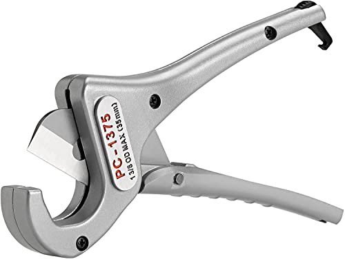 RIDGID RC-2375 Ratchet Action 2" Pipe and Tubing Cutter, Chrome, Small - 30088 & 23493 Model PC-1375 ML Single Stroke Plastic Pipe and Tubing Cutter, 1/8-inch to 1-3/8-inch Pipe Cutter