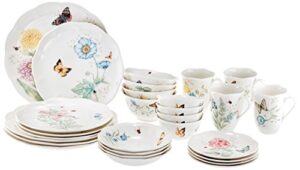 lenox 865075 butterfly meadow 28-piece dinnerware set