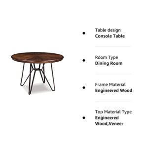 Signature Design by Ashley Mid Century Centiar Dining Room Table, Brown