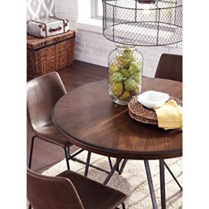 Signature Design by Ashley Mid Century Centiar Dining Room Table, Brown