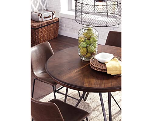 Signature Design by Ashley Mid Century Centiar Dining Room Table, Brown