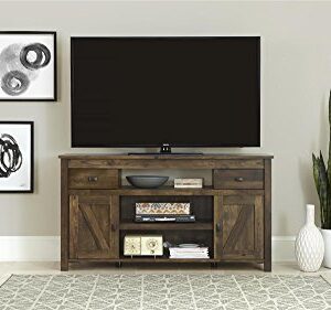 Ameriwood Home Farmington TV Stand for TVs up to 60" Wide, Rustic