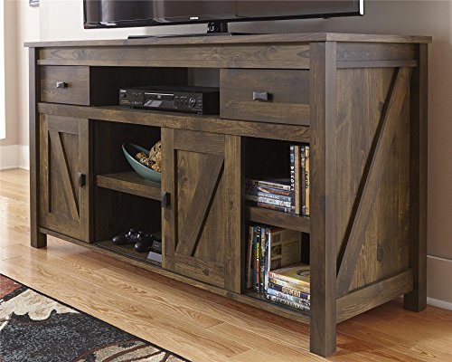 Ameriwood Home Farmington TV Stand for TVs up to 60" Wide, Rustic