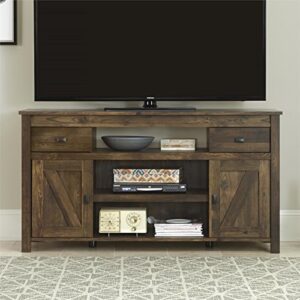 Ameriwood Home Farmington TV Stand for TVs up to 60" Wide, Rustic