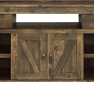 Ameriwood Home Farmington TV Stand for TVs up to 60" Wide, Rustic