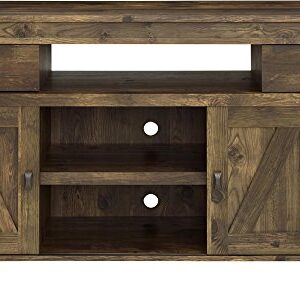 Ameriwood Home Farmington TV Stand for TVs up to 60" Wide, Rustic