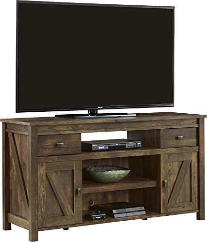 Ameriwood Home Farmington TV Stand for TVs up to 60" Wide, Rustic