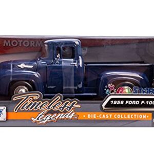 Imachine 1956 Ford F-100 Pickup Blue 1/24