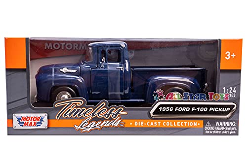 Imachine 1956 Ford F-100 Pickup Blue 1/24