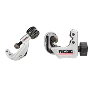 RIDGID 31622 Model 150 Constant Swing Tubing Cutter, 1/8-inch to 1-1/8-inch Tube Cutter & 86127 model 118 Close Quarters Tubing Cutter, 1/4" To 1-1/8" Tube Cutter