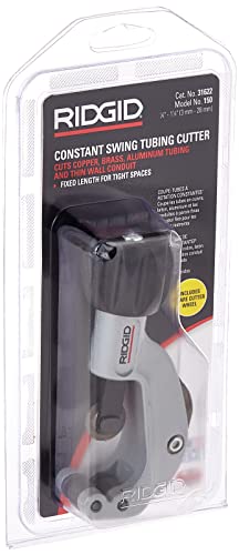 RIDGID 31622 Model 150 Constant Swing Tubing Cutter, 1/8-inch to 1-1/8-inch Tube Cutter & 86127 model 118 Close Quarters Tubing Cutter, 1/4" To 1-1/8" Tube Cutter